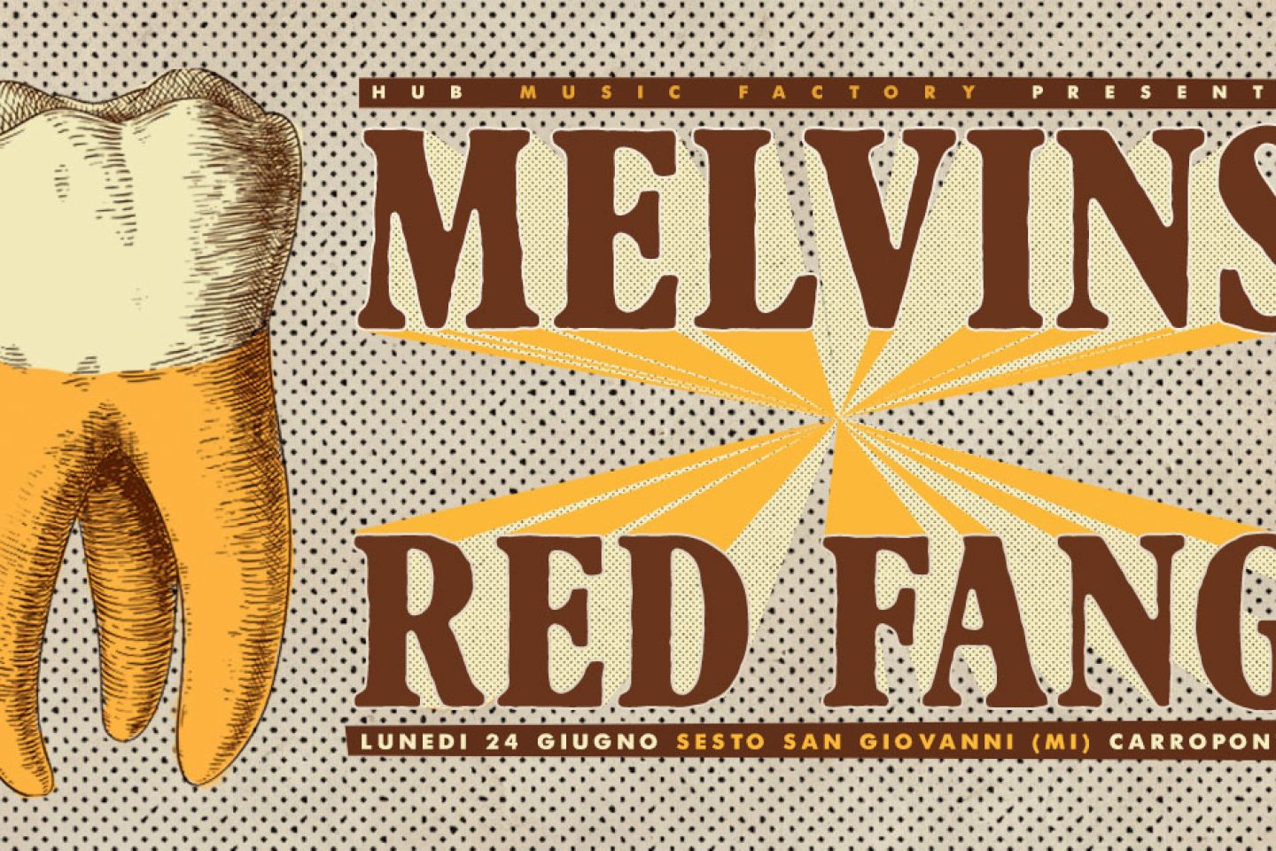 THE MELVINS e RED FANG • Un Co-Headliner fuori dal normale in arrivo al Carroponte