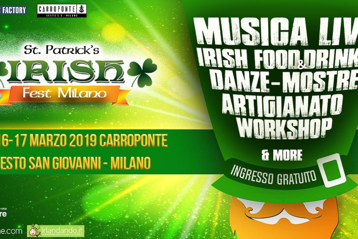ST. PATRICK’S  IRISH FEST MILANO • La magia dell’Irlanda al Carroponte