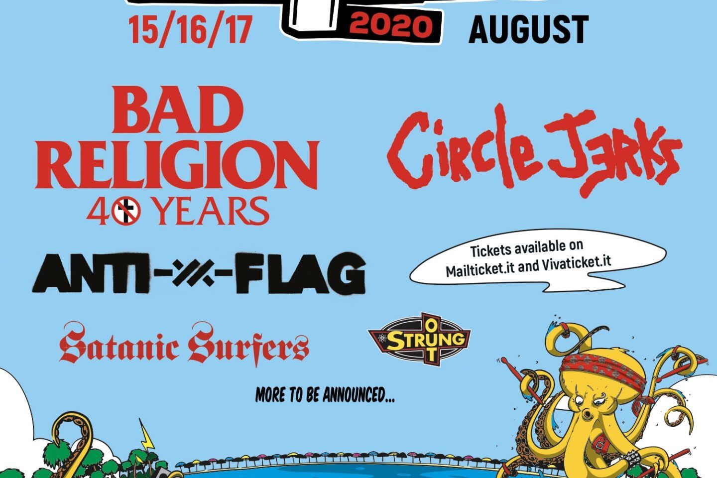 Bay Fest 2020 | Anti-Flag, Satanic Surfers e Strung Out in line up!